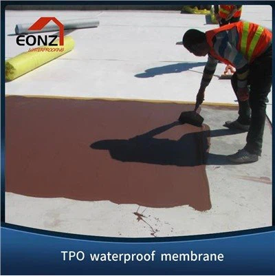 Balta TPO guminė stogo danga